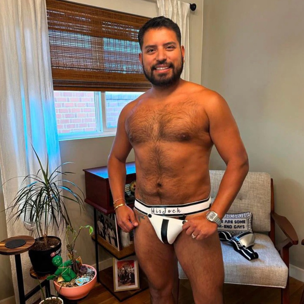 His Jock Armor Jock - white large